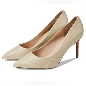 NIB Marc Fisher Natural Raffia Pointy Toe Pump size 7.5